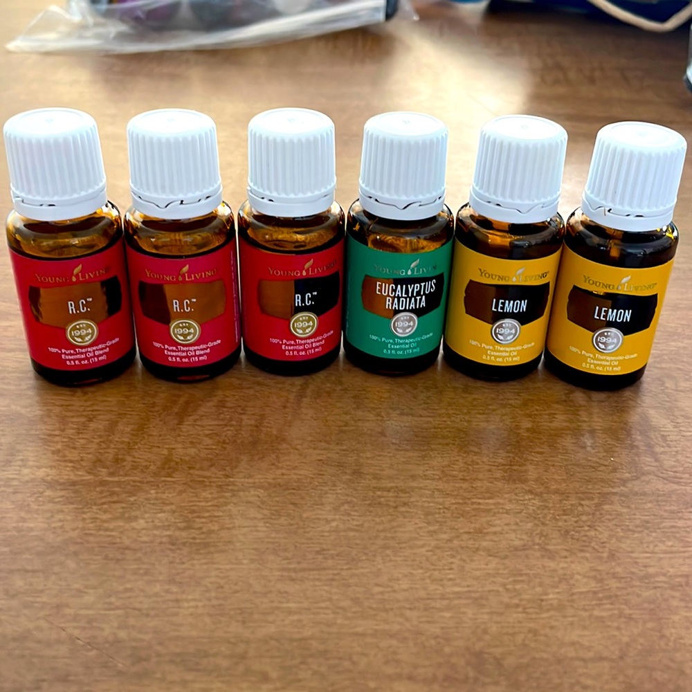 6 Bottles of Young Living Oils
